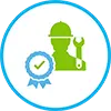 Working man icon