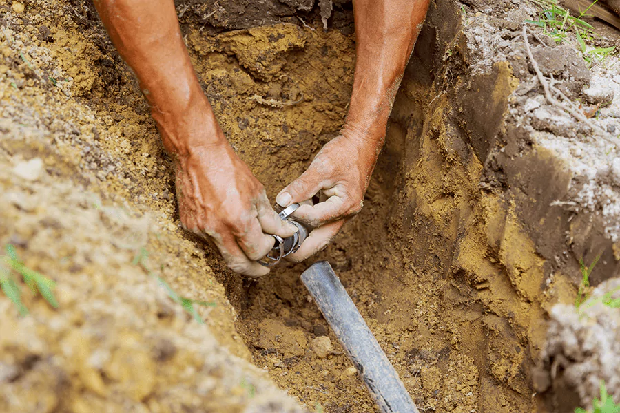 two hands modifications sprinkler system